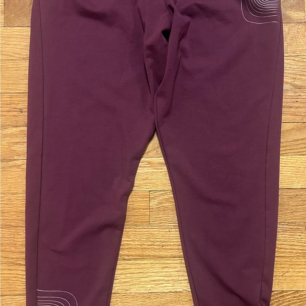 adidas Kids Burgundy Leggings